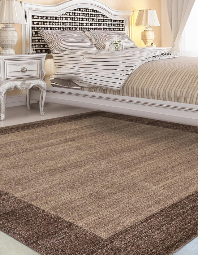 Light Brown 7' 10 x 7' 10 Del Mar Square Area Rug 100% Polypropylene Easy Clean Stain Resistant Vivid Modern Carpet Mat for Home Decor Interior Designing for Sale at Rug Engine