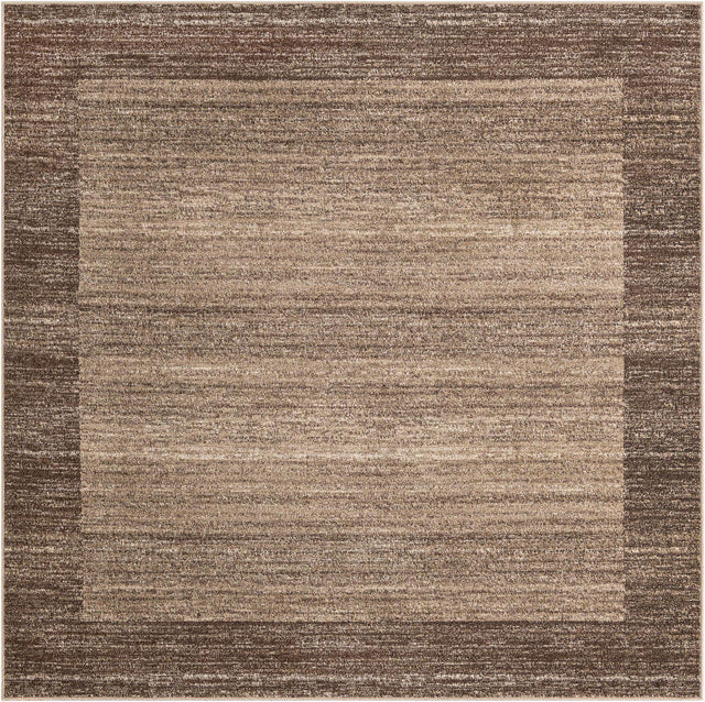 Light Brown 7' 10 x 7' 10 Del Mar Square Area Rug 100% Polypropylene Easy Clean Stain Resistant Vivid Modern Carpet Mat for Home Decor Interior Designing for Sale at Rug Engine