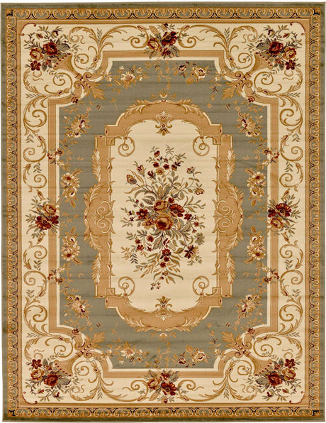 Green 10' x 13' 1 Versailles Rectangle Area Rug