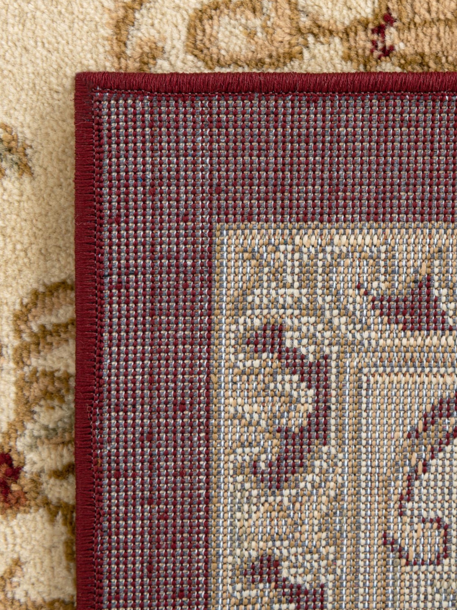 Red 7' 1 x 7' 1 Versailles Square Area Rug