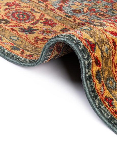 Blue 10' 6 x 16' 5 Edinburgh Rectangle Area Rug 100% Polypropylene Easy Clean With Cotton Backing Traditional Classic Design Carpet for Living, Dining Room, Office for Sale at Rug Engine