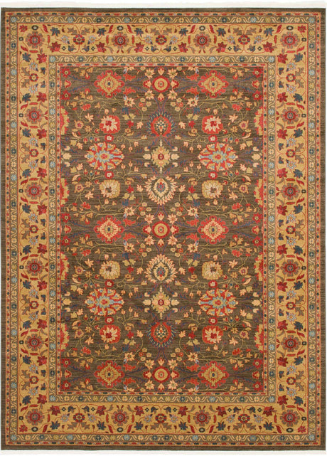 Light Brown 10' x 13' 1 Edinburgh Rectangle Area Rug 100% Polypropylene Easy Clean With Cotton Backing Traditional Classic Design Carpet for Living, Dining Room, Office for Sale at Rug Engine