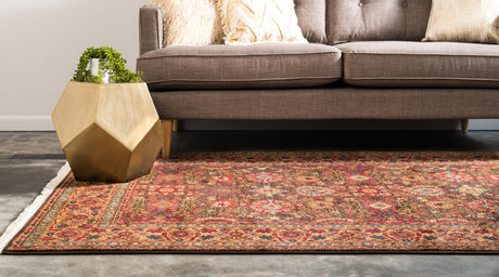 Light Brown 7' 1 x 10' Edinburgh Rectangle Area Rug 100% Polypropylene Easy Clean With Cotton Backing Traditional Classic Design Carpet for Living, Dining Room, Office for Sale at Rug Engine