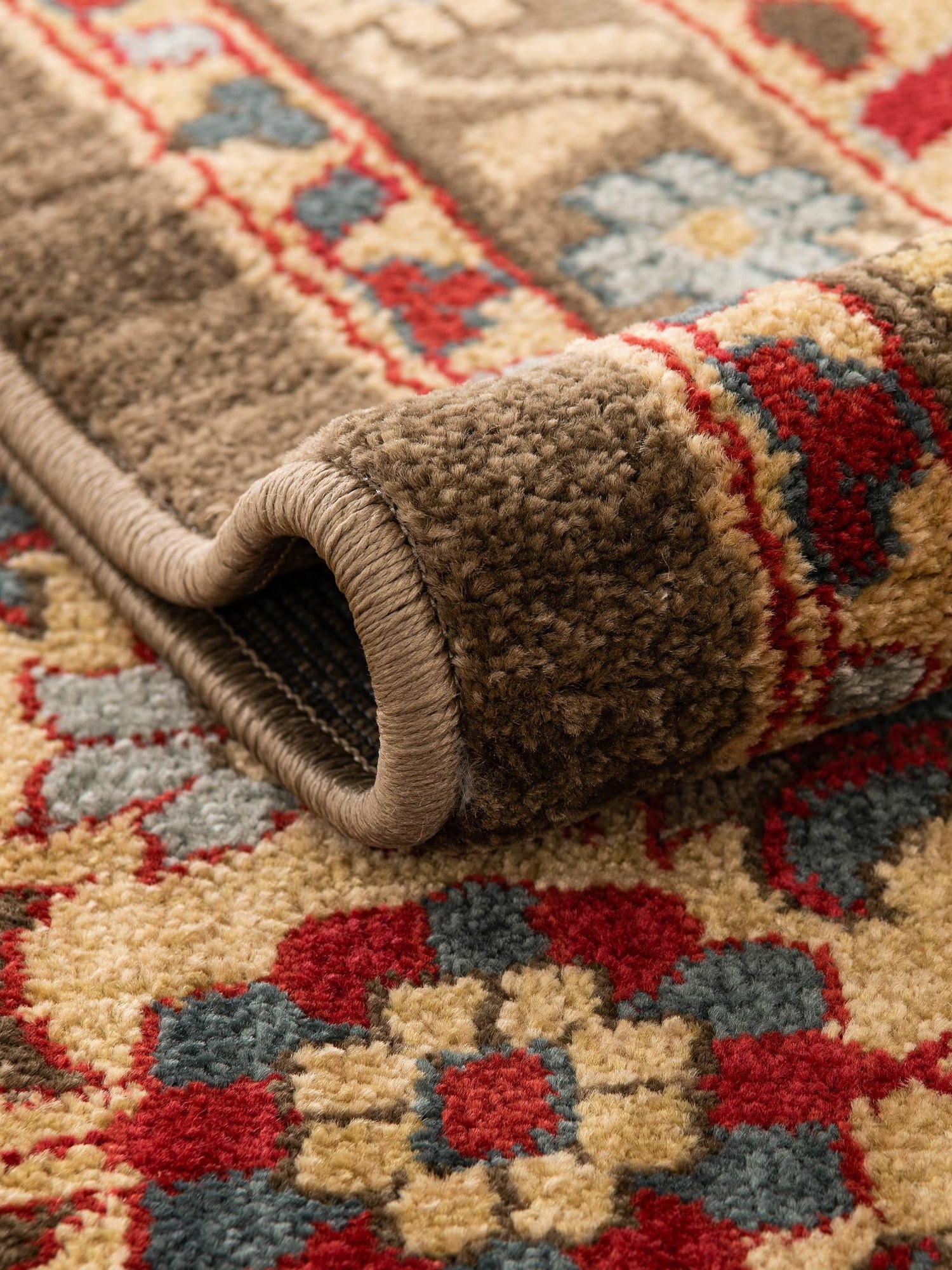 Light Brown 10' x 13' 1 Edinburgh Rectangle Area Rug 100% Polypropylene Easy Clean With Cotton Backing Traditional Classic Design Carpet for Living, Dining Room, Office for Sale at Rug Engine