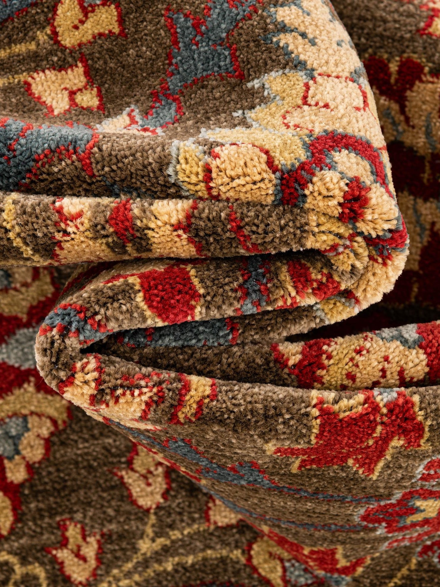 Light Brown 5' 1 x 8' Edinburgh Rectangle Area Rug 100% Polypropylene Easy Clean With Cotton Backing Traditional Classic Design Carpet for Living, Dining Room, Office for Sale at Rug Engine