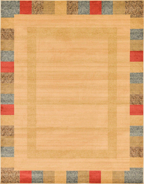 Beige 10' x 13' 1 Fars Rectangle Area Rug 100% Polypropylene Unique Traditional Carpet for Classical Living, Dining Room & Office Spaces for Sale at Rug Engine
