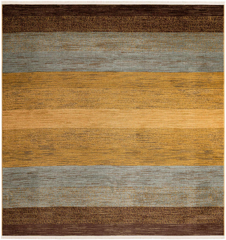 Multicolor 8' x 8' Fars Square Area Rug 100% Polypropylene Unique Traditional Carpet for Classical Living, Dining Room & Office Spaces for Sale at Rug Engine