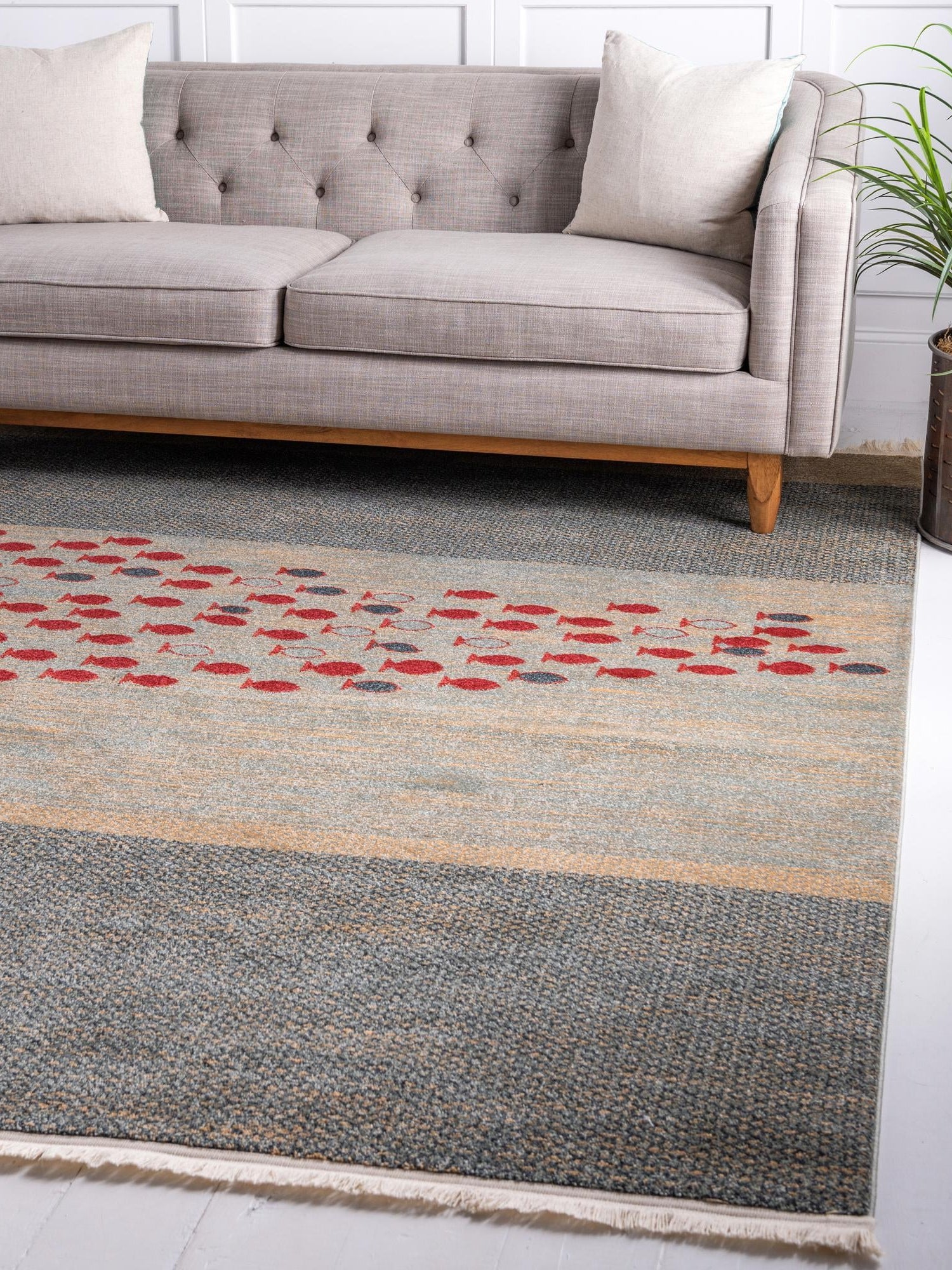 Blue 6' 1 x 6' 1 Fars Square Area Rug 100% Polypropylene Unique Traditional Carpet for Classical Living, Dining Room & Office Spaces for Sale at Rug Engine