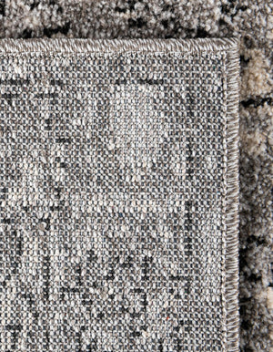 Gray 6' 1 x 6' 1 La Jolla Square Area Rug 100% Polypropylene Traditional Pattern Easy Clean Carpet for Living, Dining, Bedroom, Office for Sale at Rug Engine
