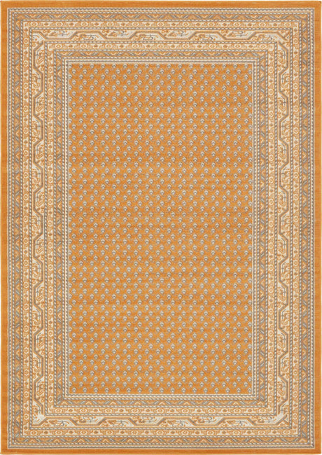 Orange 7' 1 x 10' Williamsburg Rectangle Area Rug 100% Polypropylene With Cotton Backing Durable Easy Clean Stain Resistant Carpet for Sale at Rug Engine