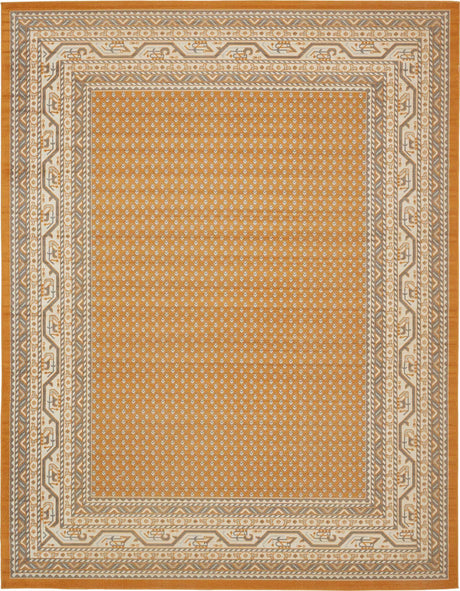 Orange 10' x 13' 1 Williamsburg Rectangle Area Rug 100% Polypropylene With Cotton Backing Durable Easy Clean Stain Resistant Carpet for Sale at Rug Engine