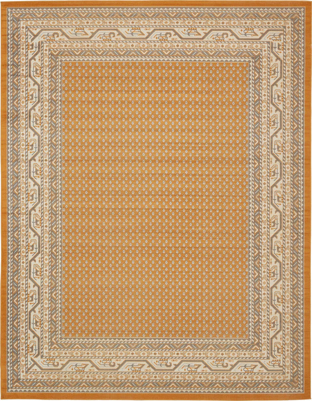 Orange 10' x 13' 1 Williamsburg Rectangle Area Rug 100% Polypropylene With Cotton Backing Durable Easy Clean Stain Resistant Carpet for Sale at Rug Engine