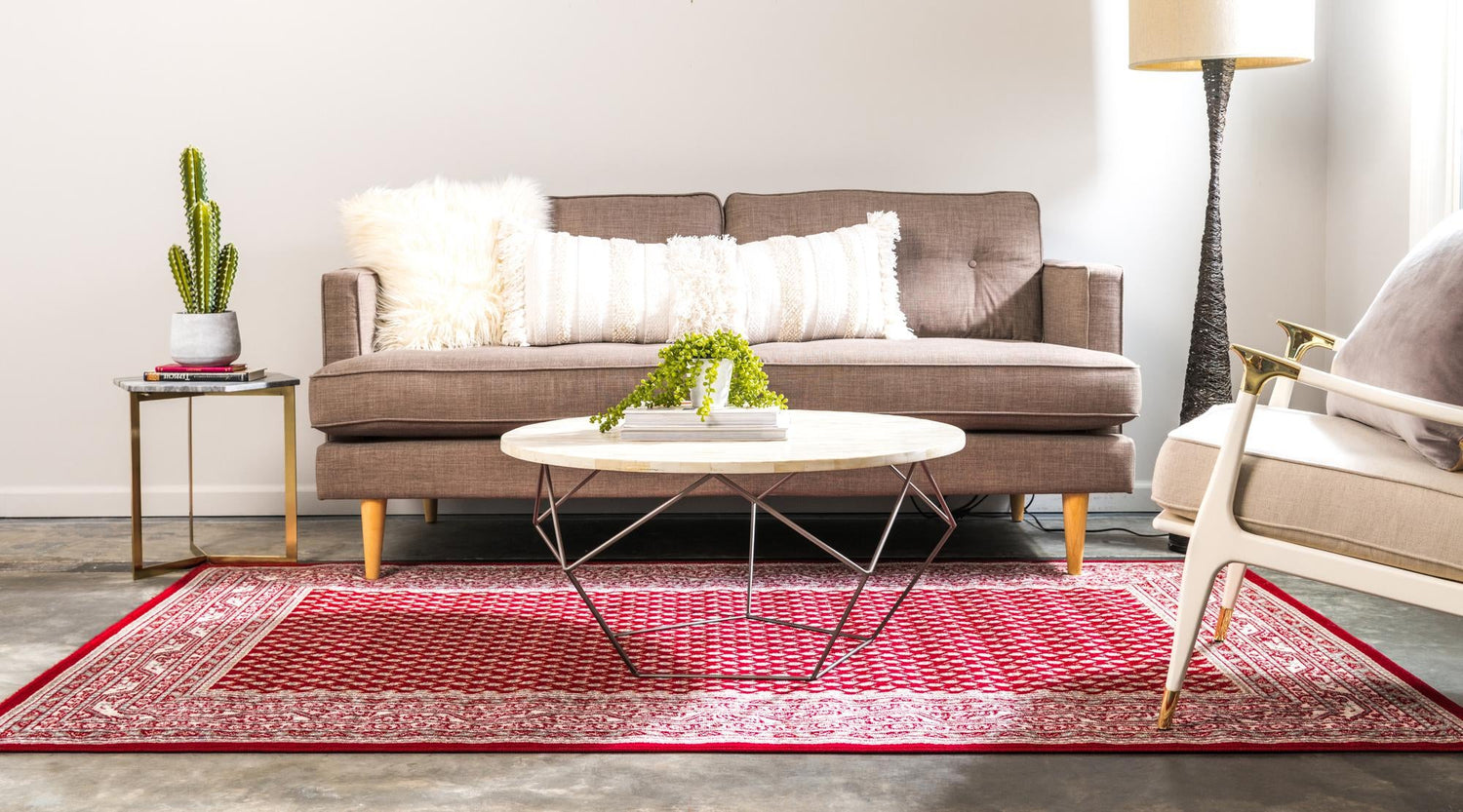 Red 8' x 10' Williamsburg Rectangle Area Rug 100% Polypropylene With Cotton Backing Durable Easy Clean Stain Resistant Carpet for Sale at Rug Engine