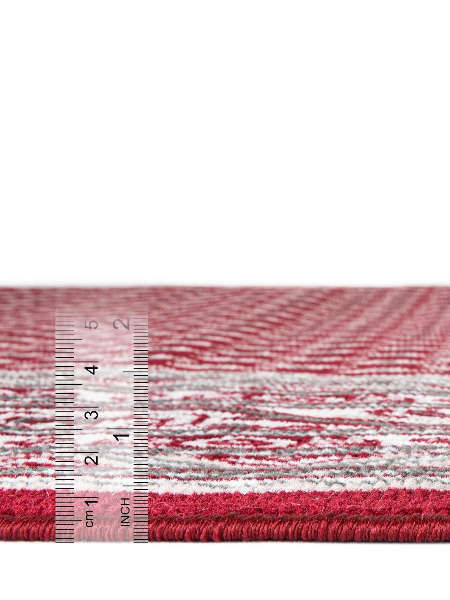 Red 7' 1 x 10' Williamsburg Rectangle Area Rug 100% Polypropylene With Cotton Backing Durable Easy Clean Stain Resistant Carpet for Sale at Rug Engine