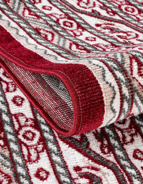 Red 10' x 13' 1 Williamsburg Rectangle Area Rug 100% Polypropylene With Cotton Backing Durable Easy Clean Stain Resistant Carpet for Sale at Rug Engine