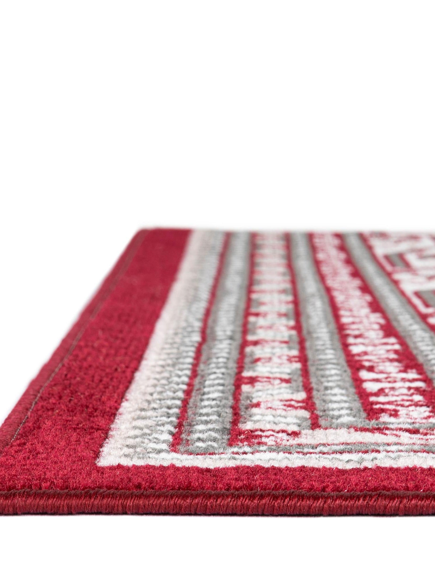 Red 7' 1 x 10' Williamsburg Rectangle Area Rug 100% Polypropylene With Cotton Backing Durable Easy Clean Stain Resistant Carpet for Sale at Rug Engine