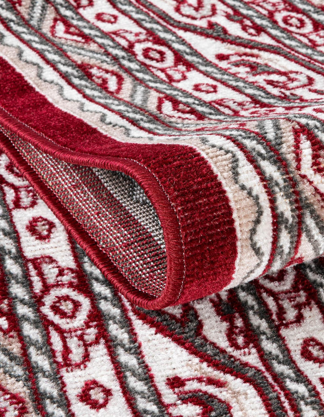 Red 2' 9 x 9' 10 Williamsburg Runner Area Rug 100% Polypropylene With Cotton Backing Durable Easy Clean Stain Resistant Carpet for Sale at Rug Engine