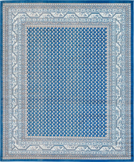 Blue 8' x 10' Williamsburg Rectangle Area Rug