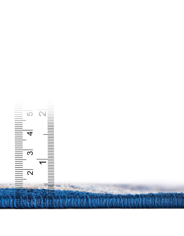 Blue 5' x 8' Williamsburg Rectangle Area Rug 100% Polypropylene With Cotton Backing Durable Easy Clean Stain Resistant Carpet for Sale at Rug Engine
