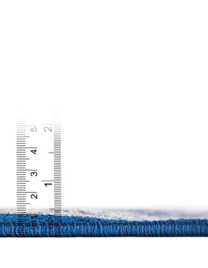 Blue 10' x 13' Williamsburg Rectangle Area Rug 100% Polypropylene With Cotton Backing Durable Easy Clean Stain Resistant Carpet for Sale at Rug Engine