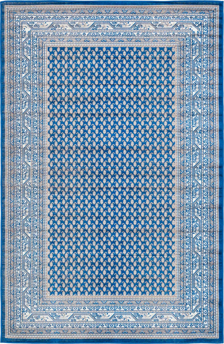 Blue 5' x 8' Williamsburg Rectangle Area Rug