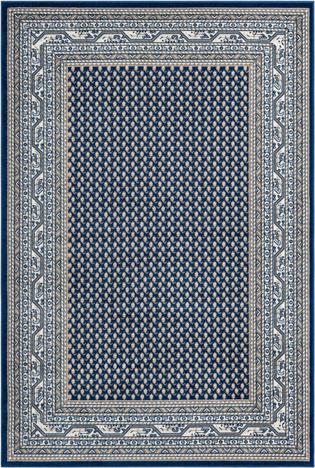 Blue 6' 1 x 9' Williamsburg Rectangle Area Rug
