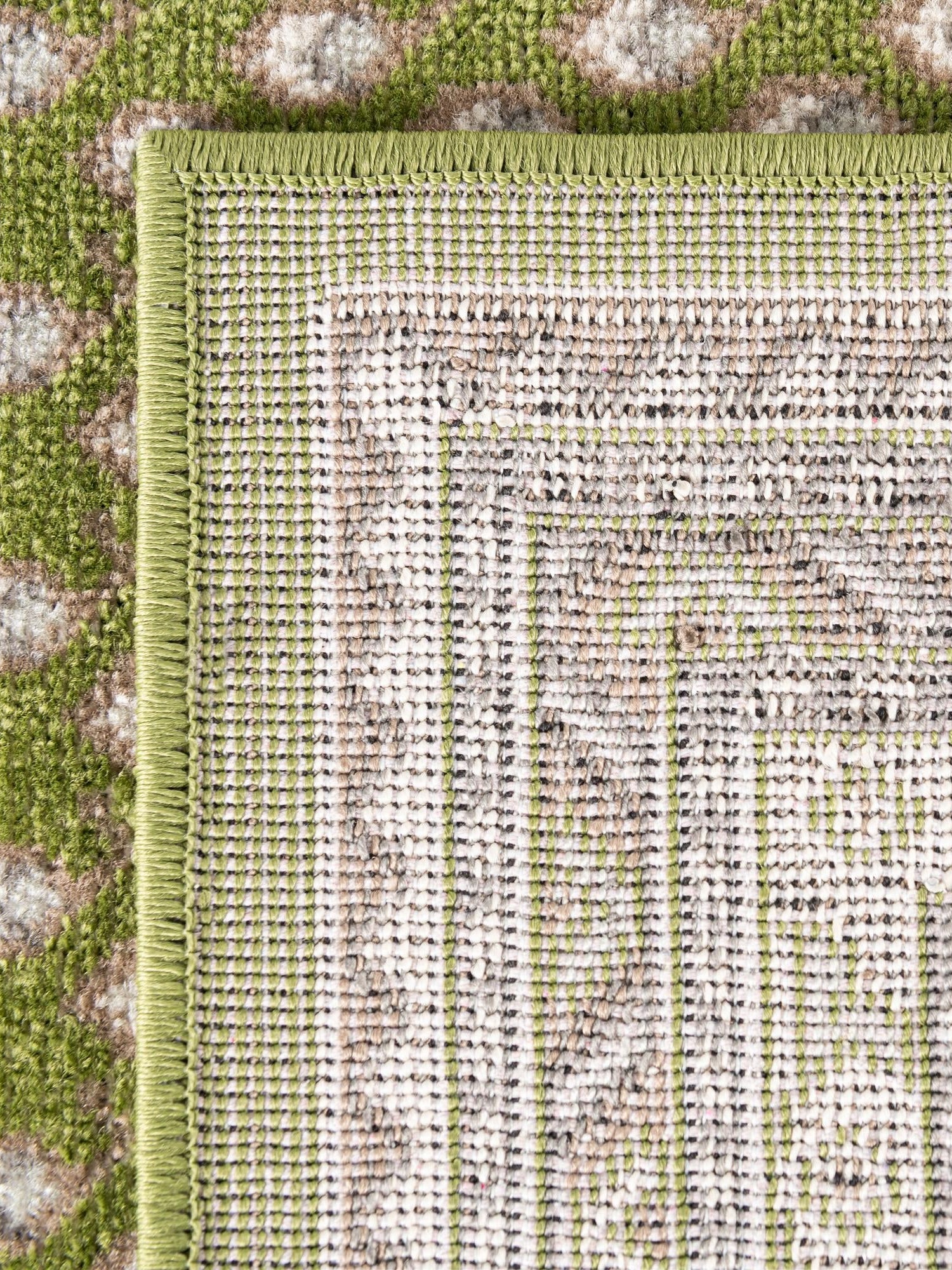 Green 8' x 10' Williamsburg Rectangle Area Rug 100% Polypropylene With Cotton Backing Durable Easy Clean Stain Resistant Carpet for Sale at Rug Engine