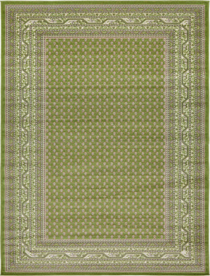 Green 9' x 12' 2 Williamsburg Rectangle Rug
