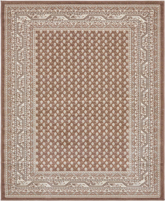 Brown 7' 10 x 10' Williamsburg Rectangle Area Rug 100% Polypropylene With Cotton Backing Durable Easy Clean Stain Resistant Carpet for Sale at Rug Engine
