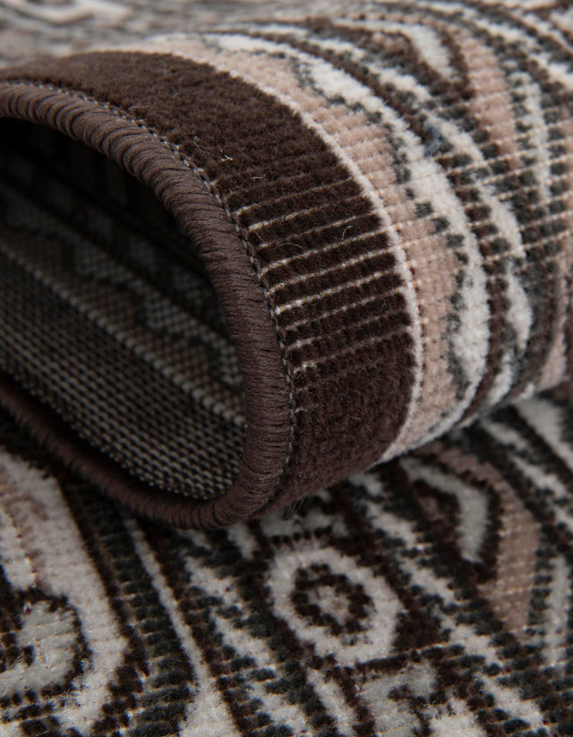 Brown 9' x 12' 2 Williamsburg Rectangle Area Rug 100% Polypropylene With Cotton Backing Durable Easy Clean Stain Resistant Carpet for Sale at Rug Engine