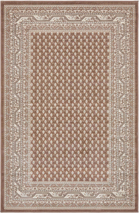 Brown 5' 1 x 8' Williamsburg Rectangle Area Rug