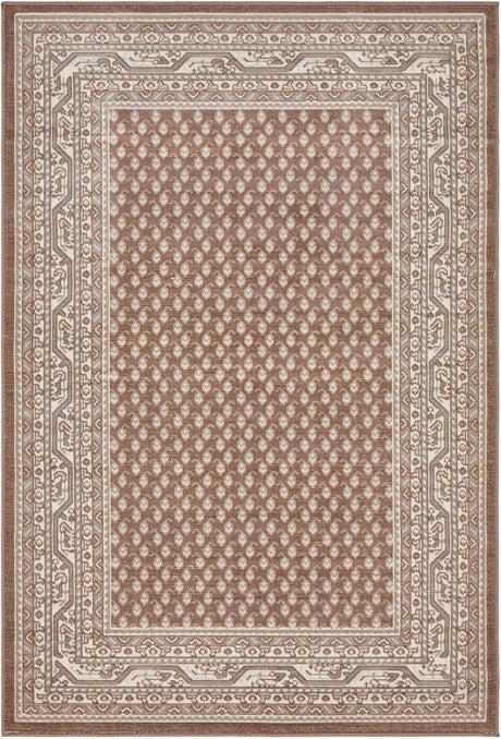 Brown 6' 1 x 9' Williamsburg Rectangle Area Rug