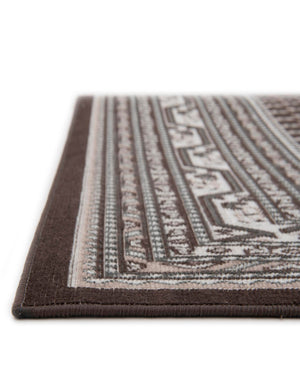Brown 2' 9 x 9' 10 Williamsburg Runner Area Rug 100% Polypropylene With Cotton Backing Durable Easy Clean Stain Resistant Carpet for Sale at Rug Engine