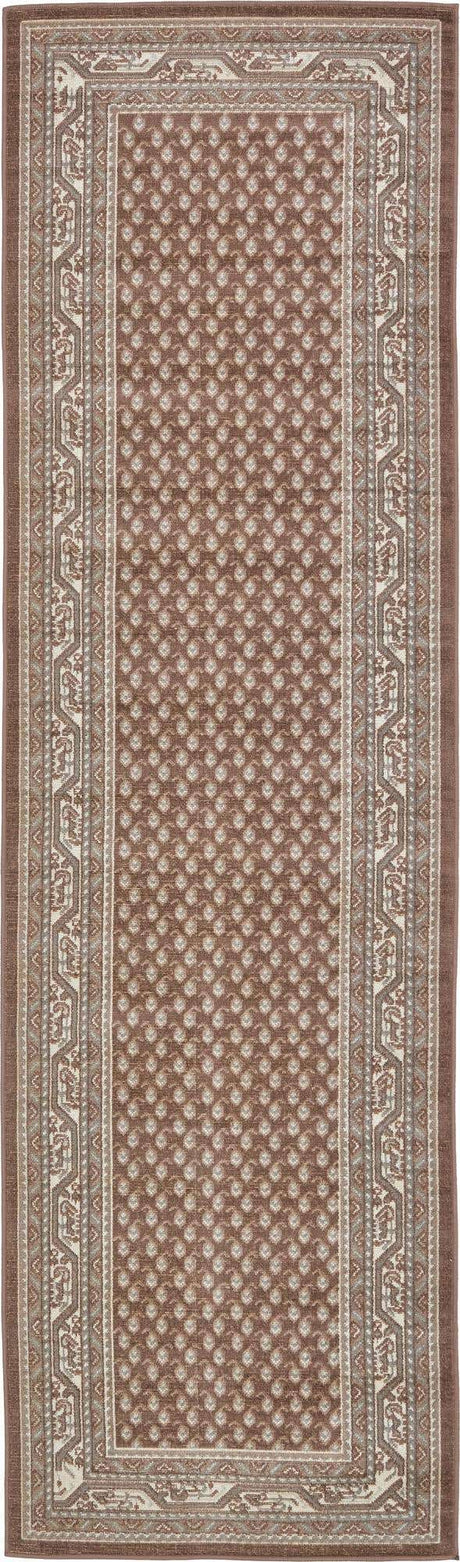 Brown 2' 9 x 9' 10 Williamsburg Runner Area Rug