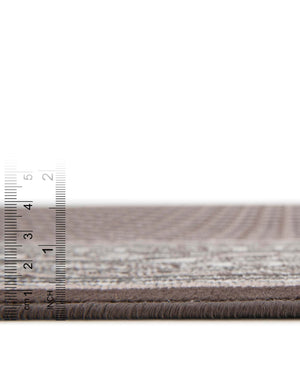 Brown 3' 7 x 3' 7 Williamsburg Round Area Rug 100% Polypropylene With Cotton Backing Durable Easy Clean Stain Resistant Carpet for Sale at Rug Engine