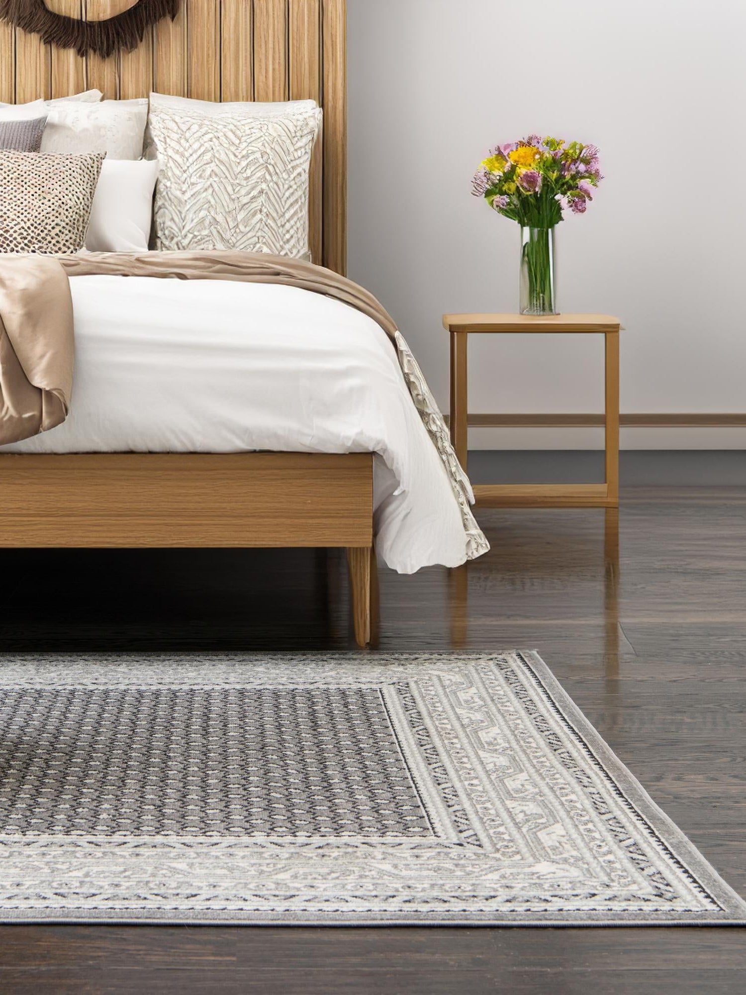 Gray 9' x 12' 2 Williamsburg Rectangle Area Rug 100% Polypropylene With Cotton Backing Durable Easy Clean Stain Resistant Carpet for Sale at Rug Engine