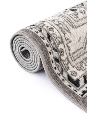 Gray 12' x 16' 1 Williamsburg Rectangle Area Rug 100% Polypropylene With Cotton Backing Durable Easy Clean Stain Resistant Carpet for Sale at Rug Engine