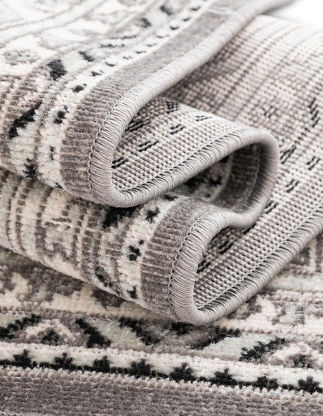 Gray 12' x 16' 1 Williamsburg Rectangle Area Rug 100% Polypropylene With Cotton Backing Durable Easy Clean Stain Resistant Carpet for Sale at Rug Engine