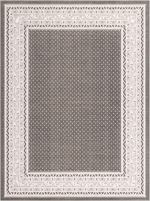 Gray 9' x 12' 2 Williamsburg Rectangle Area Rug 100% Polypropylene With Cotton Backing Durable Easy Clean Stain Resistant Carpet for Sale at Rug Engine