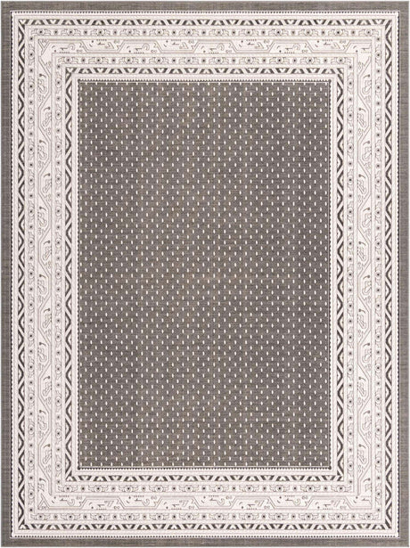Gray 9' x 12' 2 Williamsburg Rectangle Area Rug 100% Polypropylene With Cotton Backing Durable Easy Clean Stain Resistant Carpet for Sale at Rug Engine