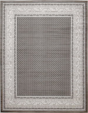 Gray 10' x 13' 1 Williamsburg Rectangle Area Rug 100% Polypropylene With Cotton Backing Durable Easy Clean Stain Resistant Carpet for Sale at Rug Engine