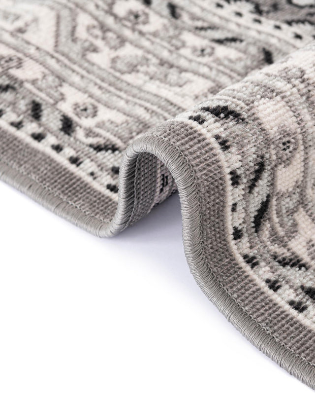 Gray 2' x 6' 1 Williamsburg Runner Area Rug 100% Polypropylene With Cotton Backing Durable Easy Clean Stain Resistant Carpet for Sale at Rug Engine