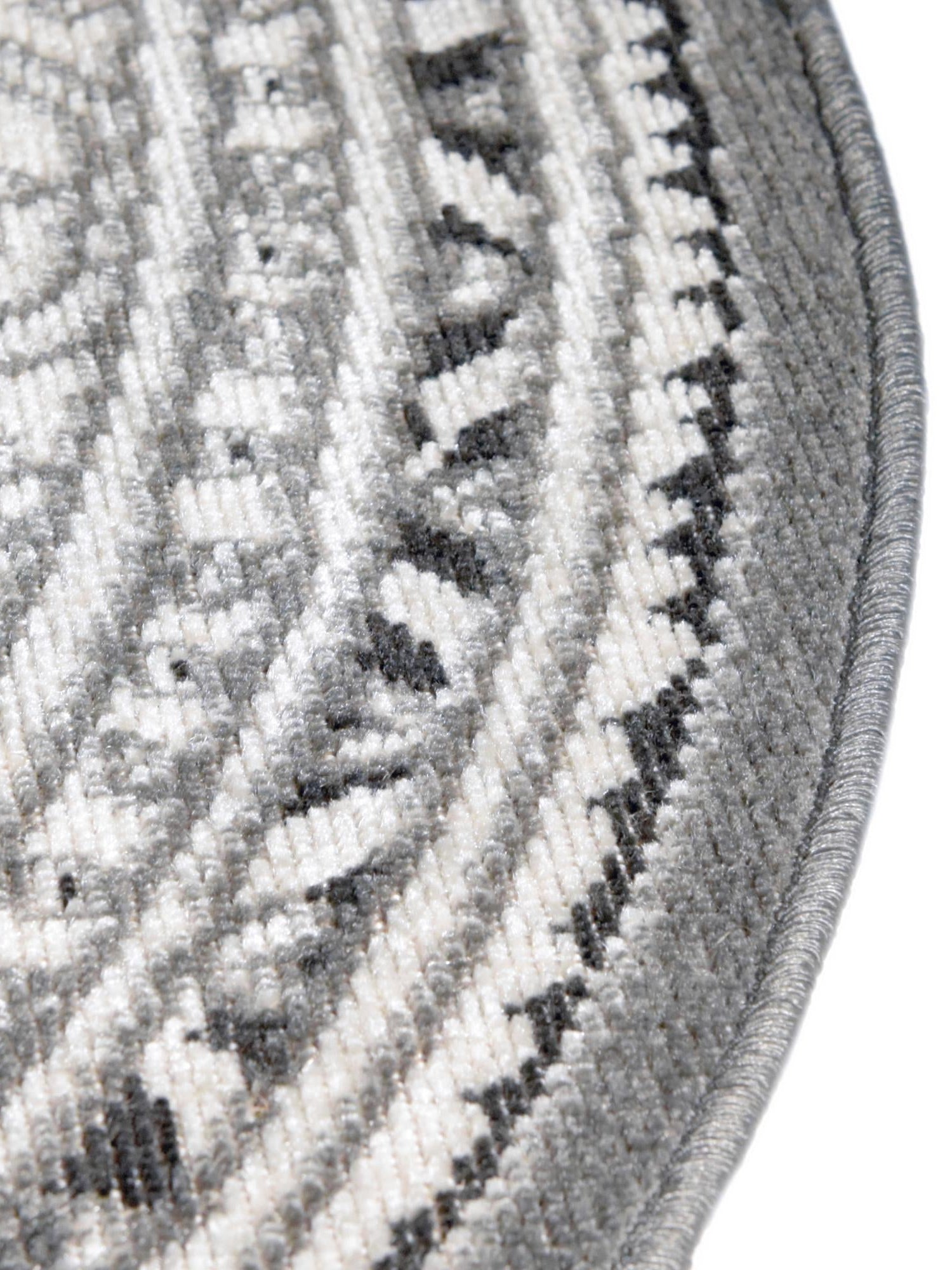 Gray 12' x 12' Williamsburg Round Area Rug 100% Polypropylene With Cotton Backing Durable Easy Clean Stain Resistant Carpet for Sale at Rug Engine