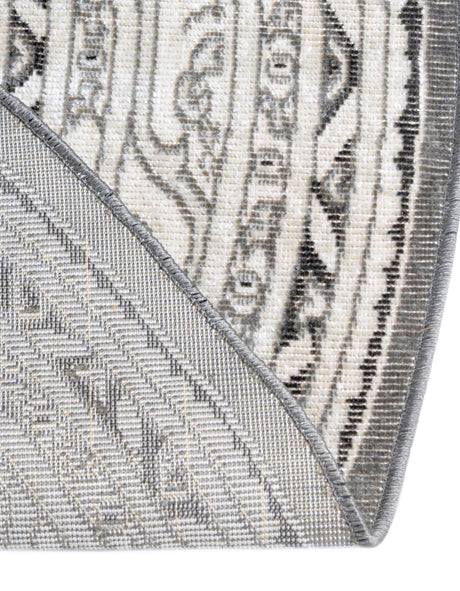 Gray 12' x 12' Williamsburg Round Area Rug 100% Polypropylene With Cotton Backing Durable Easy Clean Stain Resistant Carpet for Sale at Rug Engine