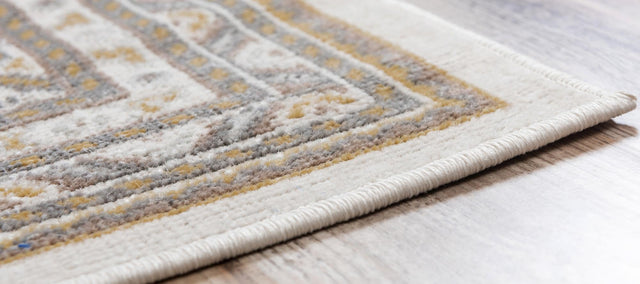 Beige 5' 3 x 8' Williamsburg Rectangle Area Rug 100% Polypropylene With Cotton Backing Durable Easy Clean Stain Resistant Carpet for Sale at Rug Engine