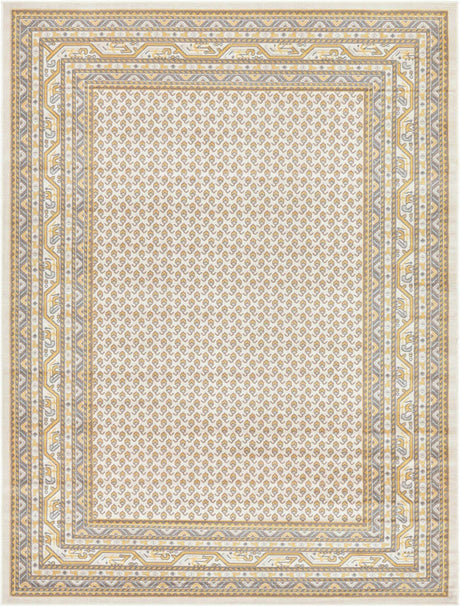 Beige 9' x 12' Williamsburg Rectangle Area Rug
