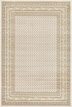 Beige 4' 1 x 6' 1 Williamsburg Rectangle Area Rug 100% Polypropylene With Cotton Backing Durable Easy Clean Stain Resistant Carpet for Sale at Rug Engine