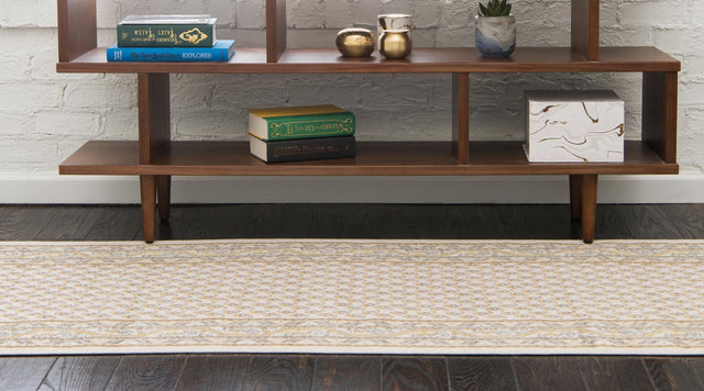 Beige 3' x 10' Williamsburg Runner Rug