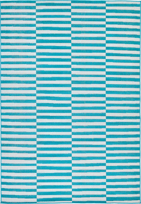 Turquoise 6' 1 x 9' Williamsburg Rectangle Area Rug 100% Polypropylene With Cotton Backing Durable Easy Clean Stain Resistant Carpet for Sale at Rug Engine