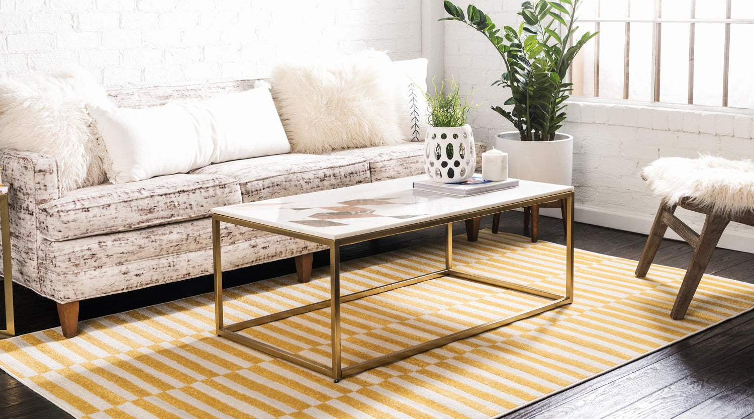 Yellow 9' x 12' 2 Williamsburg Rectangle Area Rug 100% Polypropylene With Cotton Backing Durable Easy Clean Stain Resistant Carpet for Sale at Rug Engine